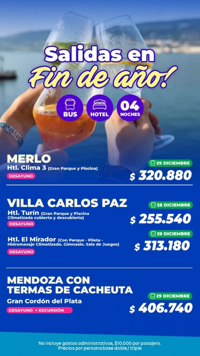 Salidas en Fin de A�o 